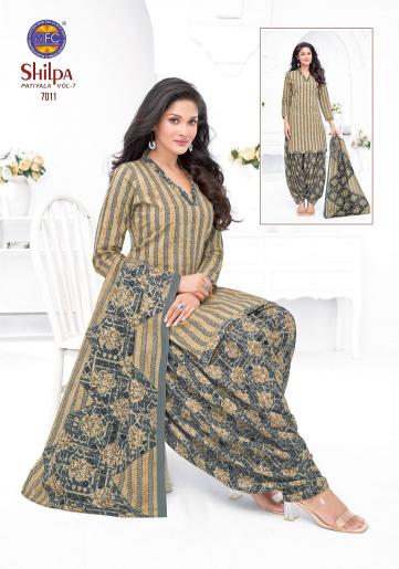 Mfc shilpa vol 7 cotton dress material online wholesale